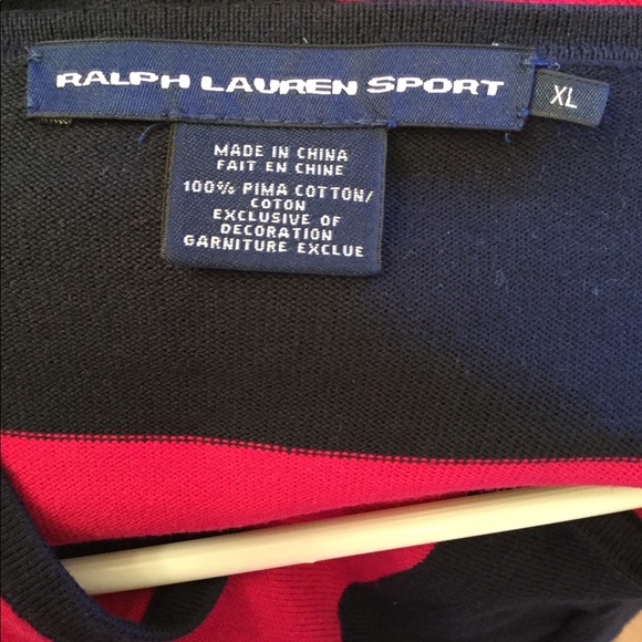 Ralph Lauren v- neck sweater - Picture 3 of 4